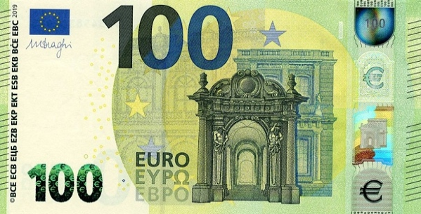 PN24VA European Union - 100 Euro (2019-Draghi)